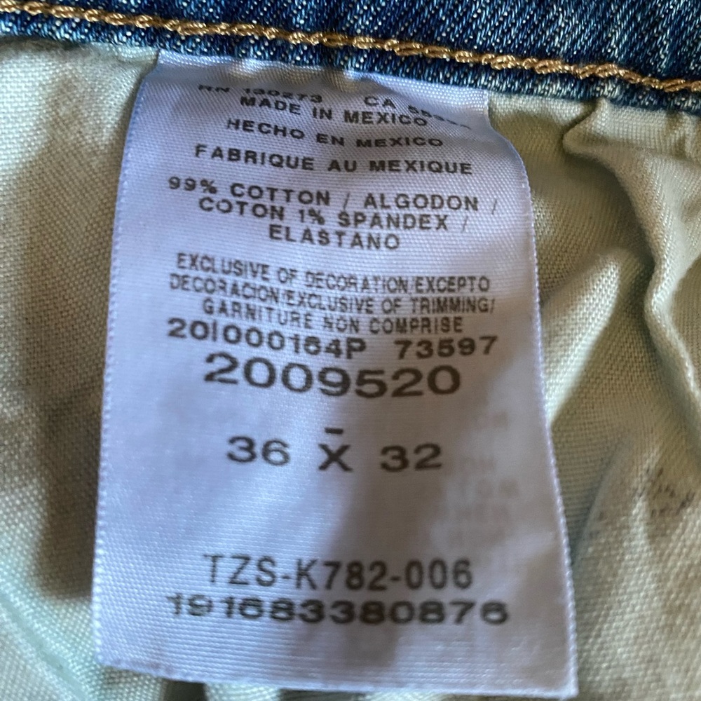 NWOT Lee Men’s Straight Blue Jeans - Picture 5 of 8